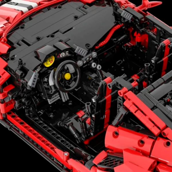 Конструктор CaDa Italian super car Автомобиль/ Красный photo 5