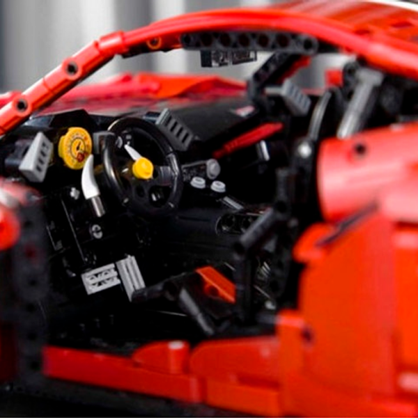 Конструктор CaDa Italian super car Автомобиль/ Красный photo 6