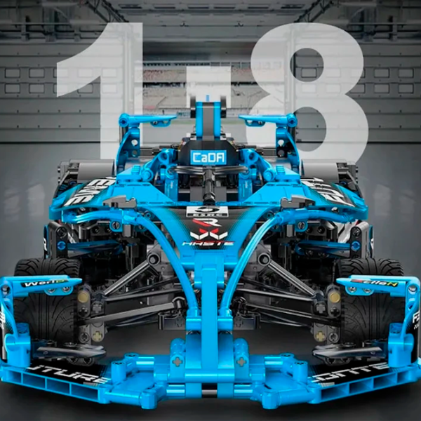 Конструктор CaDa Electric Super Racing Car Автомобиль/ Синий photo 3