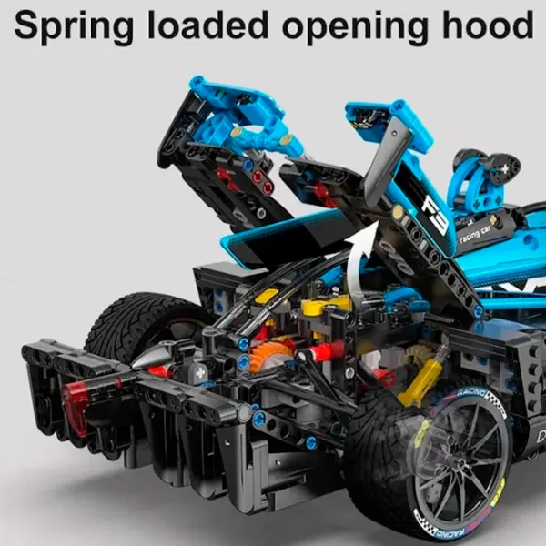 Конструктор CaDa Electric Super Racing Car Автомобиль/ Синий photo 5