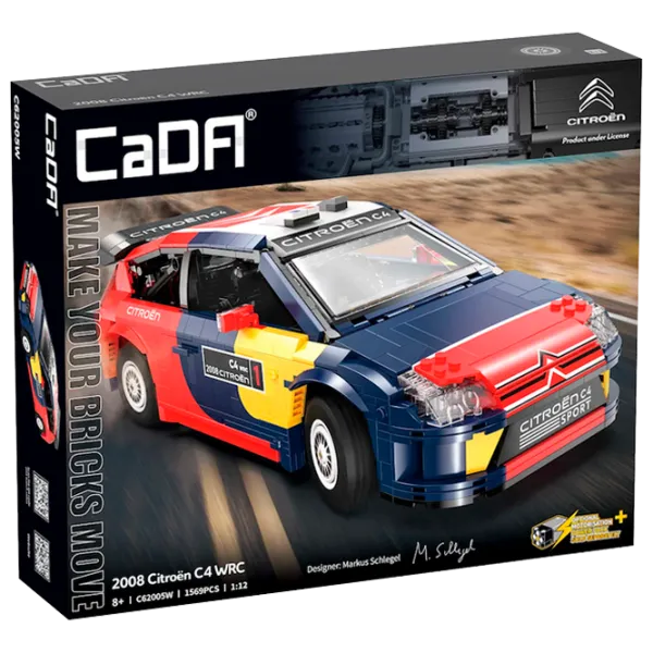 Конструктор CaDa 2008 Citroen C4 WRC Автомобиль/ Красный photo 1
