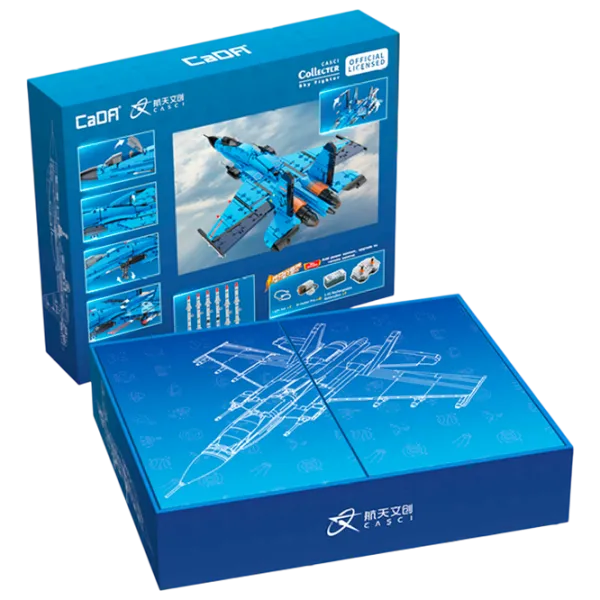 Конструктор с радиоуправлением CaDa J-15 Flying Shark Самолёт/ Синий photo 1