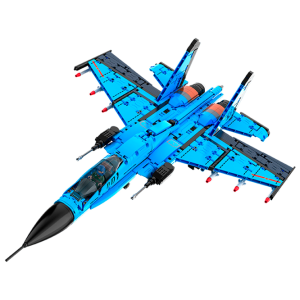 Конструктор с радиоуправлением CaDa J-15 Flying Shark Самолёт/ Синий photo 2