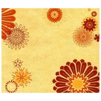 Обои Ergis Papierowe Желтый / Флористика