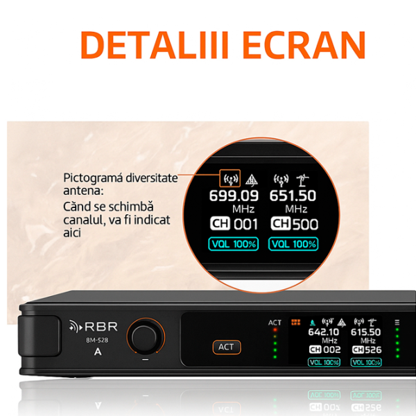 Microfon RBR BM-688 Black photo 5