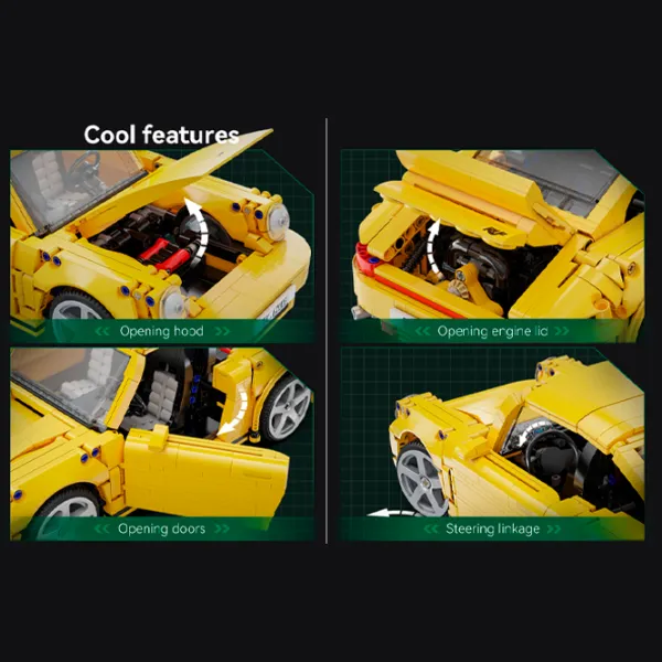 Constructor CaDa RUF CTR Mașină/ Yellow photo 5