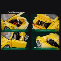 Constructor CaDa RUF CTR Mașină/ Yellow photo 5