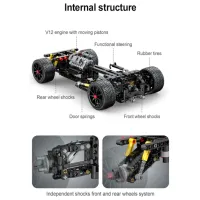 Constructor CaDa APE Super-Car Mașină/ Red photo 7