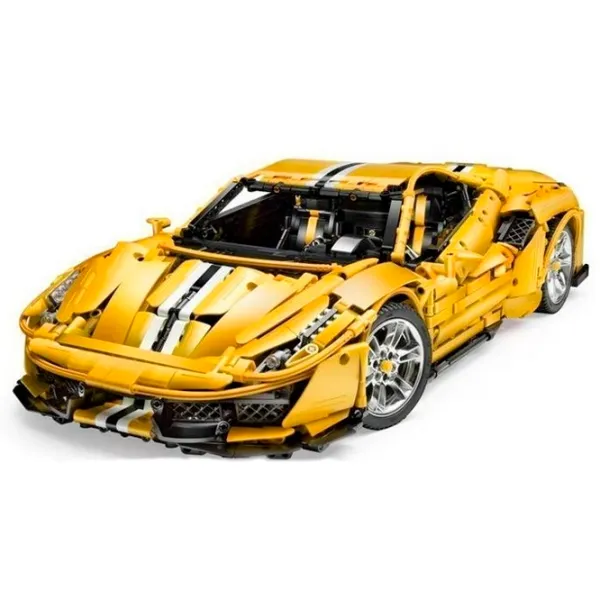 Constructor cu telecomandă CaDa Italian super car Mașină/ Yellow photo 2