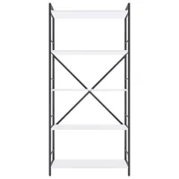 Etajeră Nex Home Loft Anthracite-White / PAL photo 3