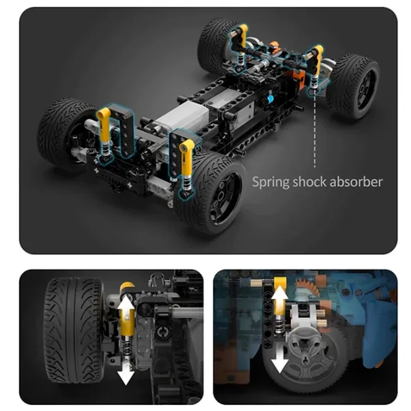 Constructor CaDa Speed Cowboy Mașină/ Blue photo 5