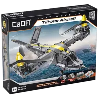 Constructor cu telecomandă CaDa Tiltrotor Aircraft Avion/ Gray