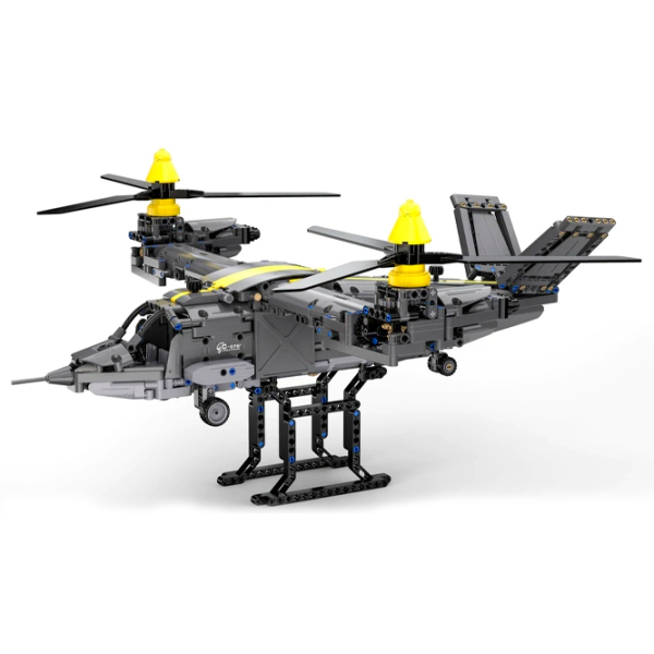 Constructor cu telecomandă CaDa Tiltrotor Aircraft Avion/ Gray photo 3