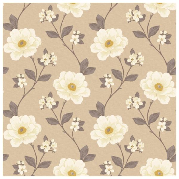 Tapete Grandeco Juliet Beige / Floristică photo 1