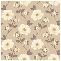 Tapete Grandeco Juliet Beige / Floristică