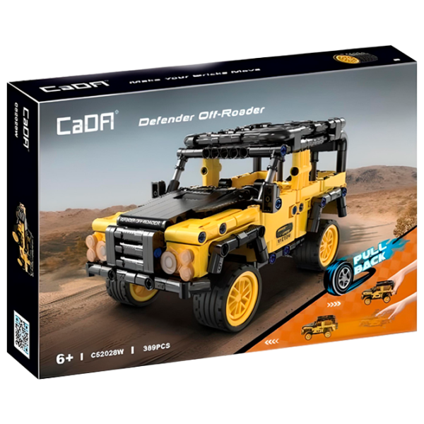 Constructor CaDa Defender Off-Road Mașină/ Yellow photo 1