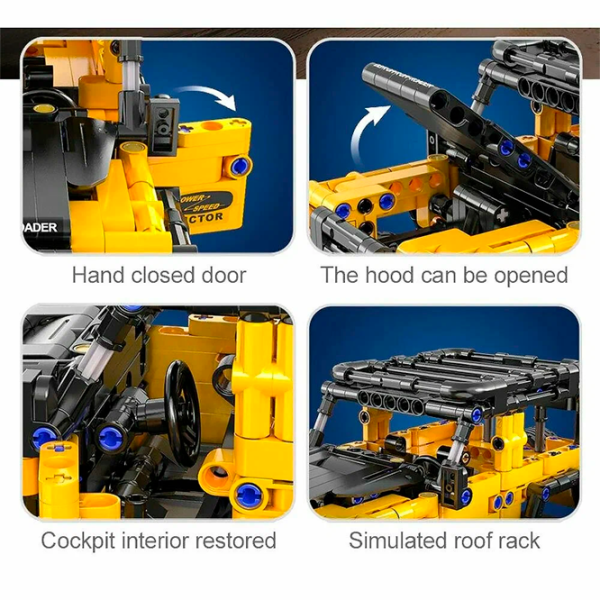 Constructor CaDa Defender Off-Road Mașină/ Yellow photo 3