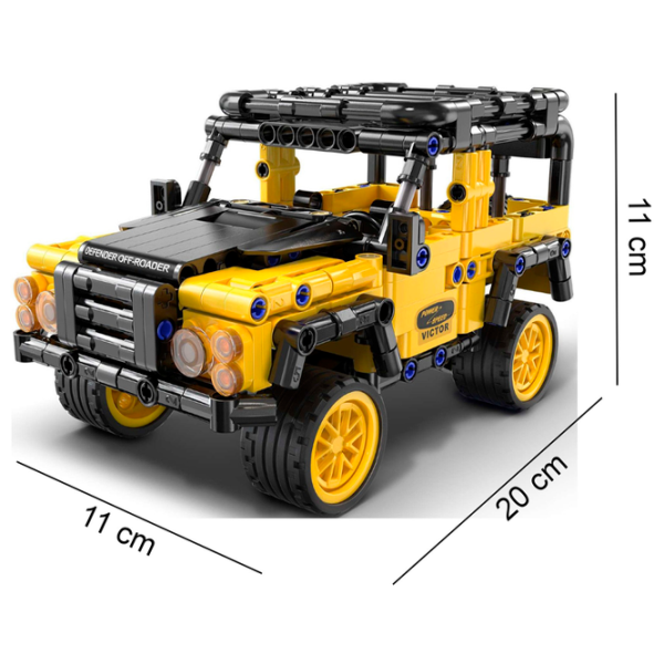 Constructor CaDa Defender Off-Road Mașină/ Yellow photo 5