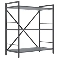 Etajeră Nex Home Loft Anthracite / PAL