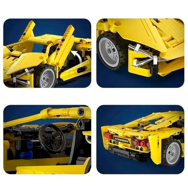 Constructor CaDa Lightning Sport Car Mașină/ Yellow photo 5