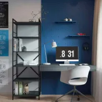 Etajeră Nex Home Loft Anthracite / PAL photo 10
