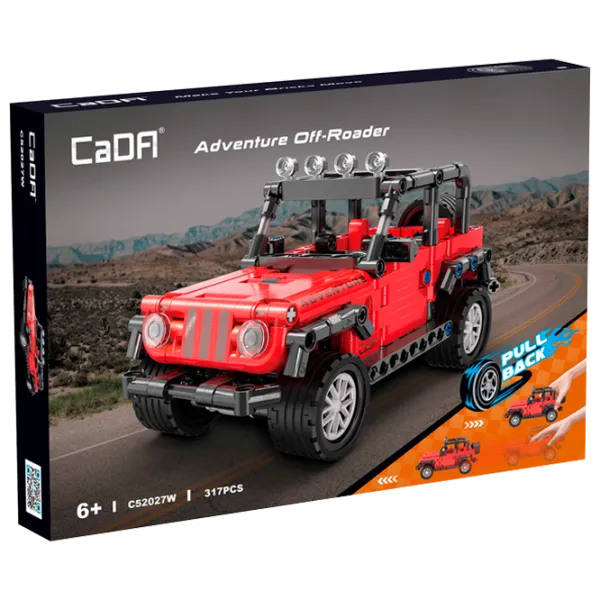 Constructor CaDa Adventure Off Roader Mașină/ Red photo 1