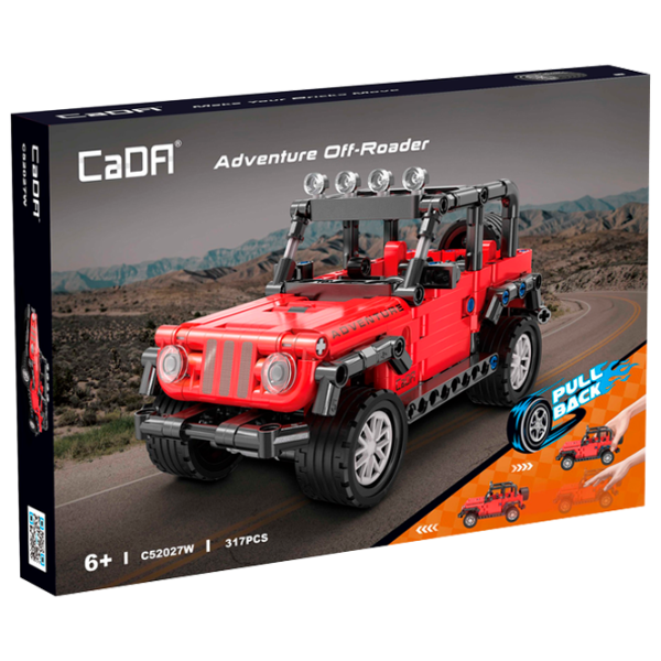 Constructor CaDa Adventure Off Roader Mașină/ Red photo 1