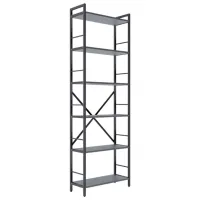 Etajeră Nex Home Loft Anthracite / PAL