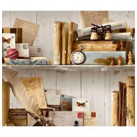 Обои Grandeco Balloon Желтый / Сюжетный рисунок