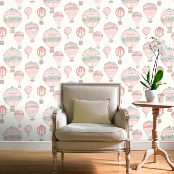 Tapete Grandeco Balloon Multicolor / Desen complot photo 2