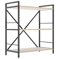 Etajeră Nex Home Loft Anthracite-Oak Artisan / PAL