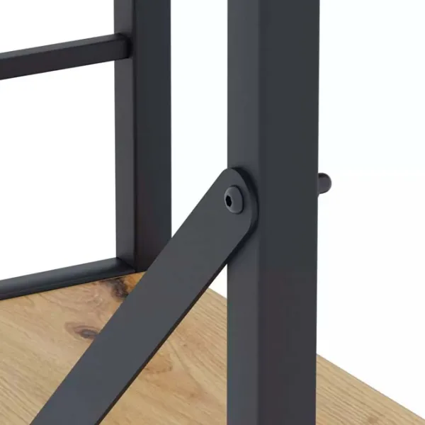 Стеллаж Nex Home Loft Антрацит-Дуб / ДСП  photo 4