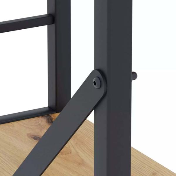 Стеллаж Nex Home Loft Антрацит-Дуб / ДСП  photo 4