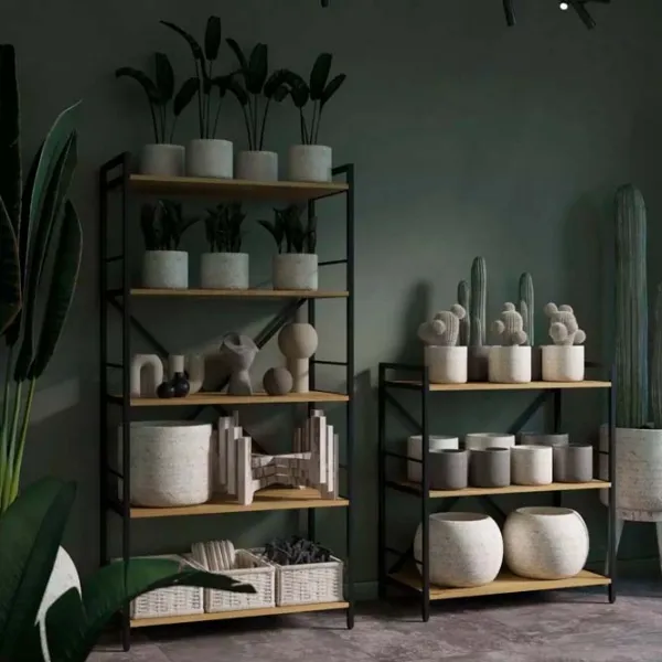 Стеллаж Nex Home Loft Антрацит-Дуб / ДСП  photo 8