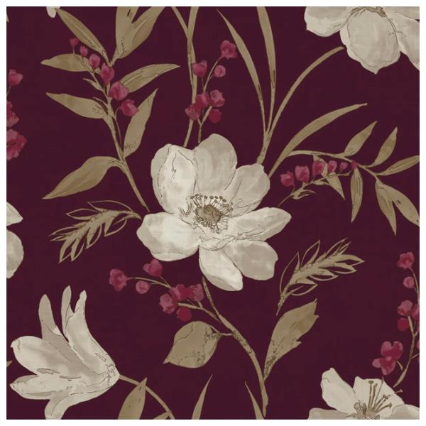 Tapete Grandeco Elise Purple / Floristică photo 1