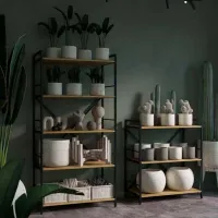 Стеллаж Nex Home Loft Антрацит-Дуб / ДСП photo 8