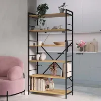 Стеллаж Nex Home Loft Антрацит-Дуб / ДСП photo 10