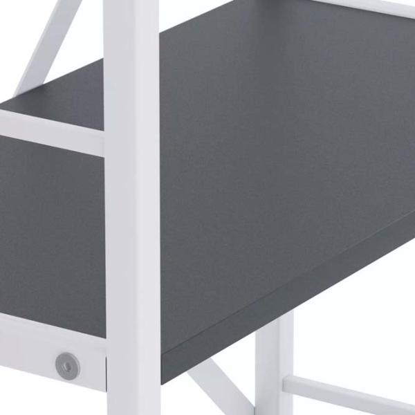 Etajeră Nex Home Loft Anthracite-White / PAL photo 5