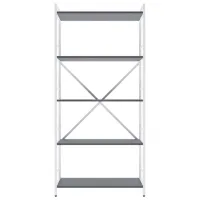 Etajeră Nex Home Loft Anthracite-White / PAL photo 3