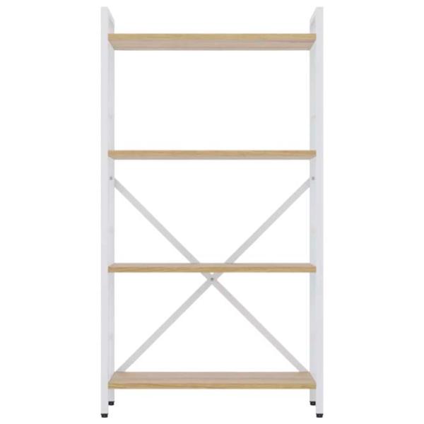 Стеллаж Nex Home Loft Белый-Дуб светлый / ДСП  photo 2
