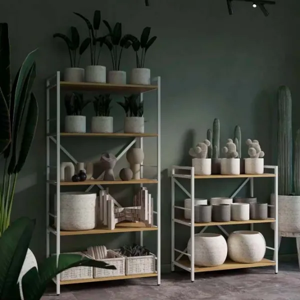 Стеллаж Nex Home Loft Белый-Дуб светлый / ДСП  photo 9