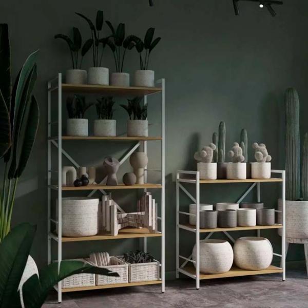 Стеллаж Nex Home Loft Белый-Дуб светлый / ДСП  photo 9