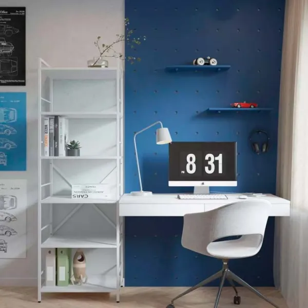 Etajeră Nex Home Loft White / PAL photo 9