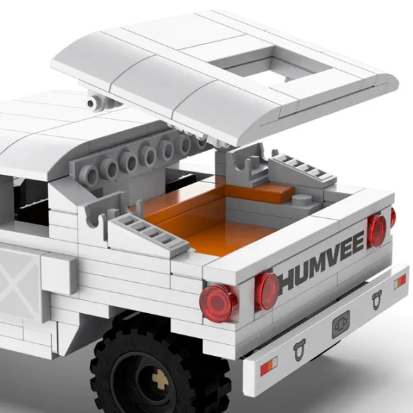 Конструктор CaDa Hummer Humvee Автомобиль/ Белый photo 6