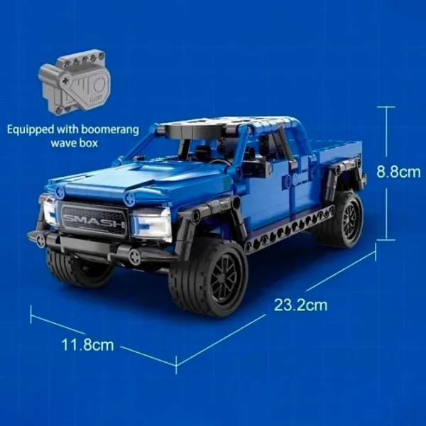 Constructor CaDa Smash Off-Roader Mașină/ Blue photo 3
