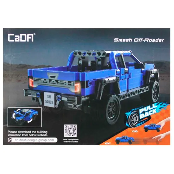 Constructor CaDa Smash Off-Roader Mașină/ Blue photo 5