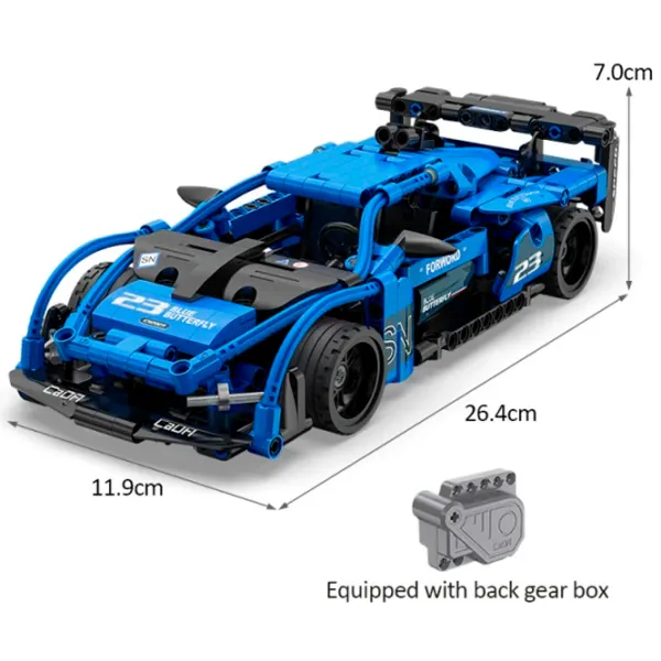 Конструктор CaDa Shadow Sports Car Автомобиль/ Синий photo 4