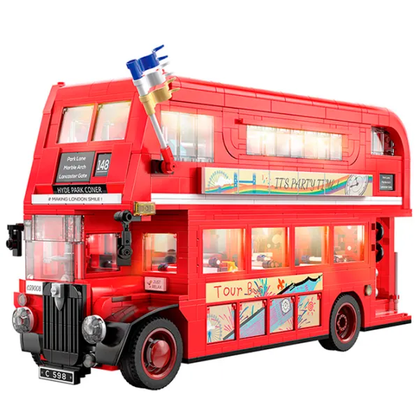 Constructor CaDa London Vintage Tour Bus Transport/ Red photo 2
