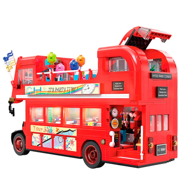 Constructor CaDa London Vintage Tour Bus Transport/ Red photo 4