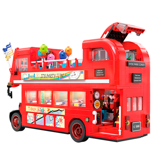 Constructor CaDa London Vintage Tour Bus Transport/ Red photo 4